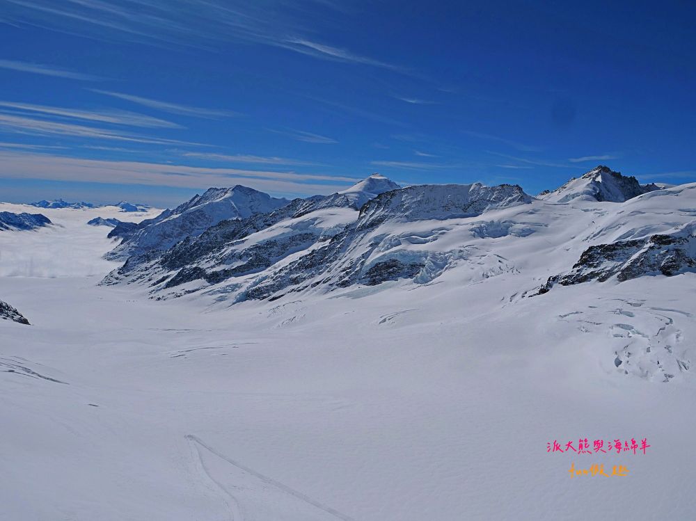 少女峰Jungfraujoch︱Plateau展望台&Sphinx Terrace天文台，一生必去一次歐洲之巔！海拔3,454公尺的銀白樂園，360度環視阿爾卑斯山絕景～春季德瑞13日夢幻跟團︱DAY6-2