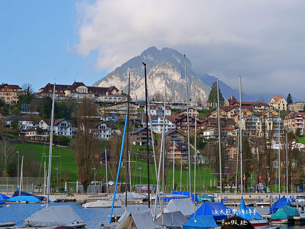 圖恩湖 Thunersee︱揮別少女峰！阿爾卑斯山的藍寶石：欣賞圖恩湖絕美湖光，從施皮茨前往策馬特的浪漫轉場（含交通資訊） ～春季德瑞13日夢幻跟團︱DAY7-1