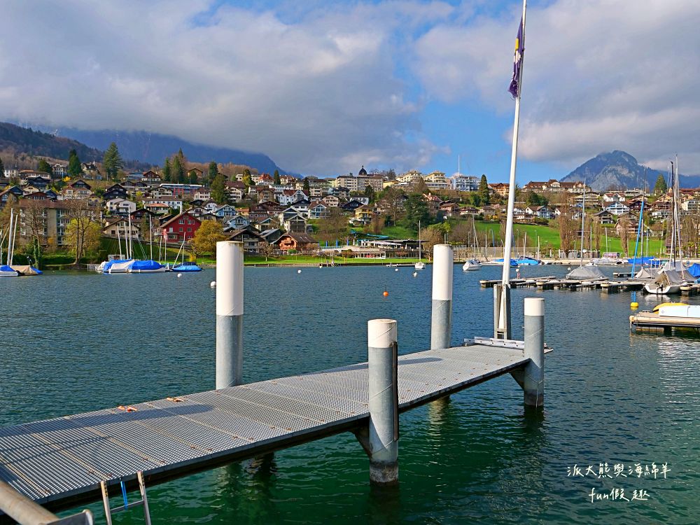 圖恩湖 Thunersee︱揮別少女峰！阿爾卑斯山的藍寶石：欣賞圖恩湖絕美湖光，從施皮茨前往策馬特的浪漫轉場（含交通資訊） ～春季德瑞13日夢幻跟團︱DAY7-1