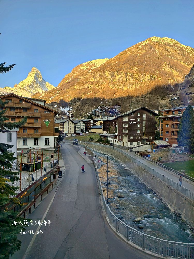 馬特洪峰（Matterhorn）︱搭乘登山鐵道前往Gornergrat、眺望金字塔山峰、ZOOOM the Matterhorn體驗、漫步Riffelalp夢幻雪景，享受最純粹的瑞士慢遊時光～春季德瑞13日夢幻跟團︱DAY8-1