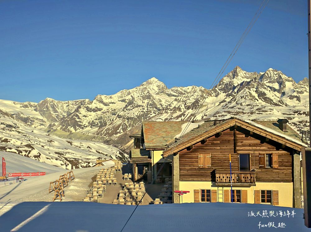 馬特洪峰（Matterhorn）︱搭乘登山鐵道前往Gornergrat、眺望金字塔山峰、ZOOOM the Matterhorn體驗、漫步Riffelalp夢幻雪景，享受最純粹的瑞士慢遊時光～春季德瑞13日夢幻跟團︱DAY8-1