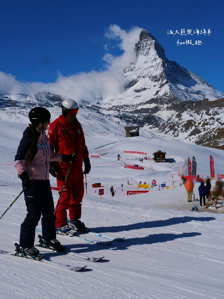 馬特洪峰（Matterhorn）︱搭乘登山鐵道前往Gornergrat、眺望金字塔山峰、ZOOOM the Matterhorn體驗、漫步Riffelalp夢幻雪景，享受最純粹的瑞士慢遊時光～春季德瑞13日夢幻跟團︱DAY8-1