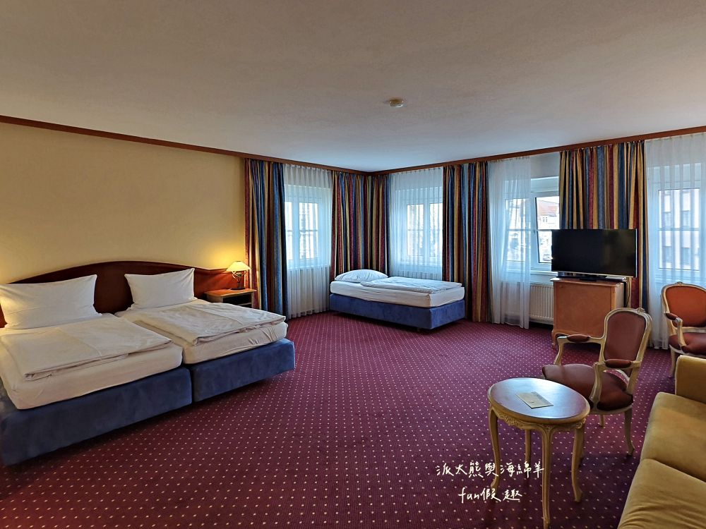 Luitpoldpark Hotel︱入住阿爾卑斯童話小鎮，火車站旁100公尺的新天鵝堡絕佳前哨站，福森4星級飯店一泊二食開箱︱春季德瑞13日夢幻跟團︱DAY9-3～